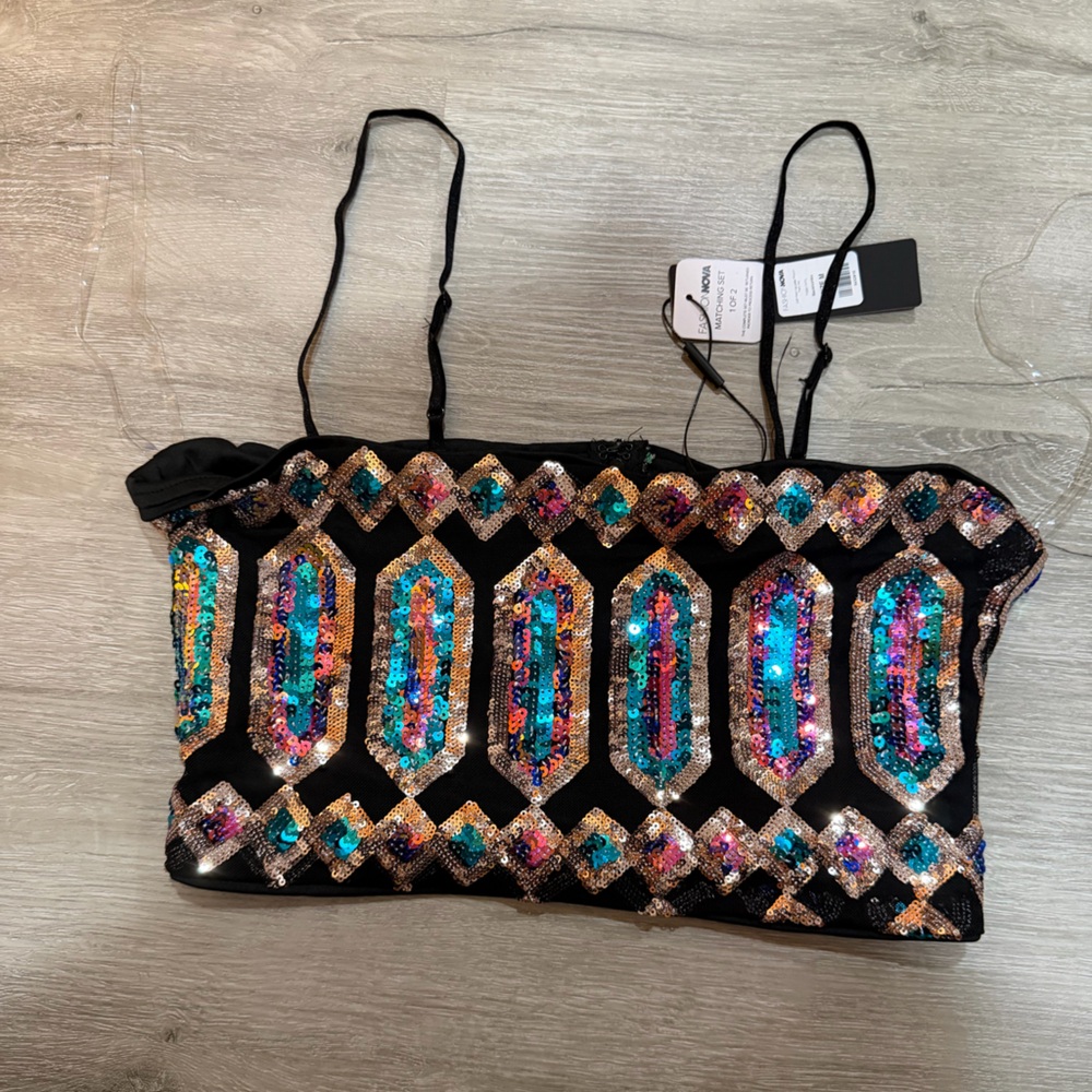 Fashion Nova Multicolor Sequin Set